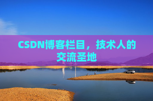 CSDN博客栏目，技术人的交流圣地
